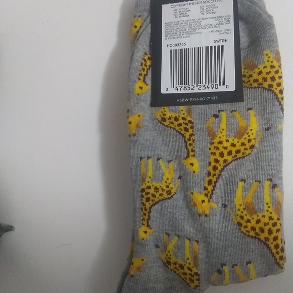 Hot sox giraffe socks - Picture 2 of 3